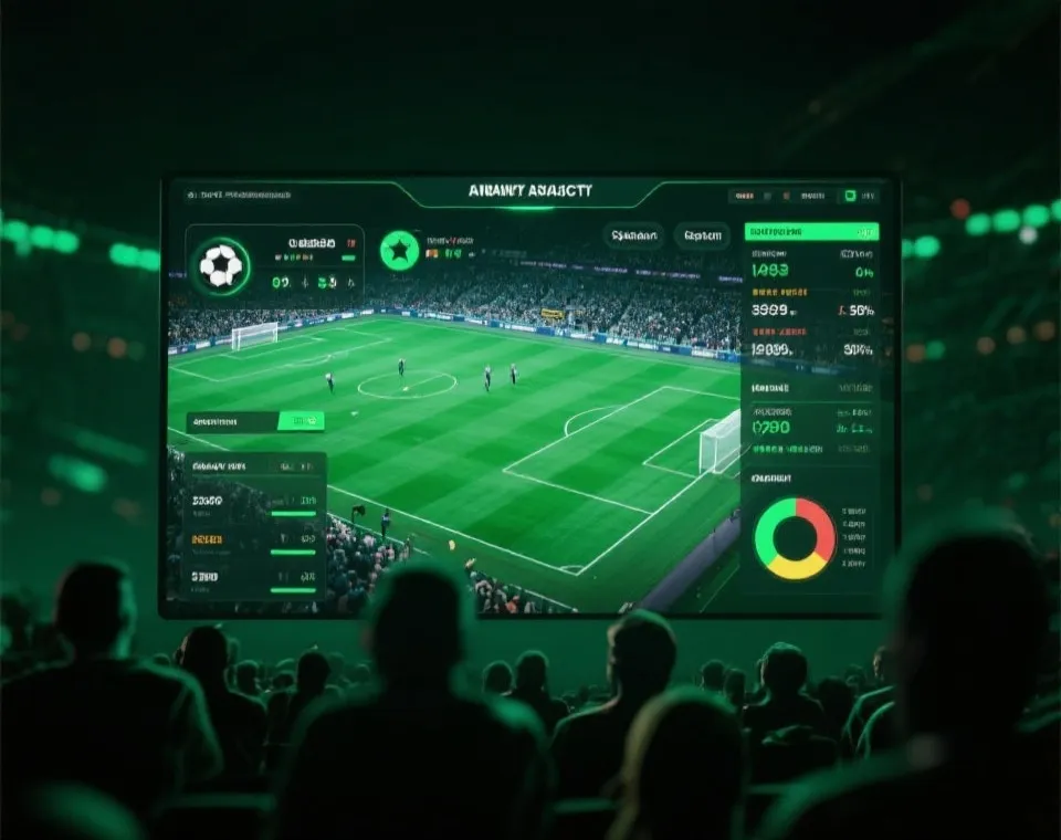 賽事數據分析與現場節奏示意圖