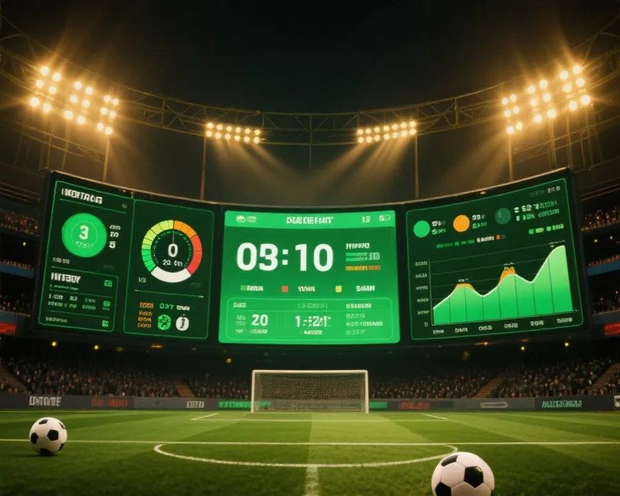 實時滾球投注與賽事數據介面